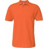 Polo Homme Softstyle Double Piqué Orange - S