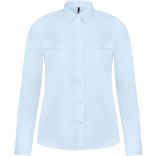 Chemise pilote manches longues femme Sky Blue - S