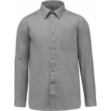 JOFREY > CHEMISE MANCHES LONGUES Marl Storm Grey - XS