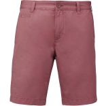 Bermuda aspect délavé homme Washed Marsala - 38 FR (38)