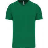 T-shirt de sport manches courtes col v homme Kelly Green - XS