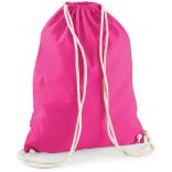 Gymsac en coton Fuchsia