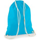 Gymsac en coton Surf Blue