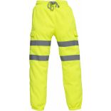 PANTALON DE JOGGING Hi Vis Yellow - S