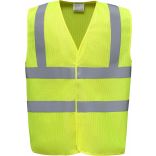 GILET HAUTE VISIBILITÉ, LSF (CHALEUR ET FLAMME) & ANTISTATIQUE Hi Vis Yellow - S