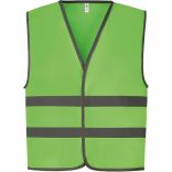 Gilet avec bordures et bandes réfléchissantes Lime - 4/6