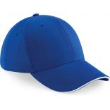 Casquette 6 panneaux Athleisure B20 - Bright Royal / White