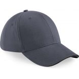 Casquette 6 panneaux Athleisure B20 - Graphite Grey / Black