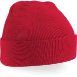 Bonnet original à revers B45 - Classic Red-One Size