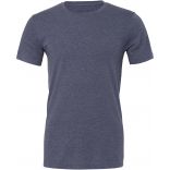 T-shirt homme col rond manches courtes BE3001 - Heather Midnight Navy