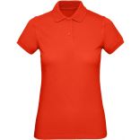 Polo femme bio Inspire PW440 - Fire Red