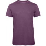 T-shirt homme triblend col rond TM055 - Heather Purple