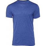 T-shirt homme triblend col rond TM055 - Heather Royal Blue