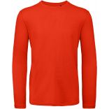 T-shirt homme manches longues Inspire T B&C TM070 - Fire Red