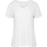 T-shirt femme col rond B&C Inspire TW043 - White