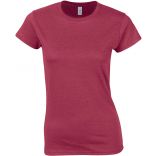 T-shirt femme col rond softstyle 6400L - Antique Cherry Red