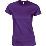 T-shirt femme col rond softstyle 6400L - Purple