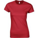 T-shirt femme col rond softstyle 6400L - Red