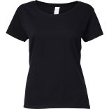 T-shirt femme Softstyle® Deep Scoop 64550L - Black