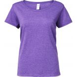 T-shirt femme Softstyle® Deep Scoop 64550L - Heather Purple