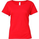 T-shirt femme Softstyle® Deep Scoop 64550L - Red