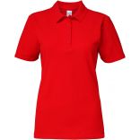 Polo femme Softstyle double piqué GI64800L - Red