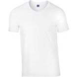 T-shirt homme col V Softstyle GI64V00 - White