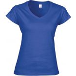 T-shirt femme col V Softstyle GI64V00L- Royal Blue