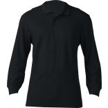 Polo homme manches longues prémium 85900 - Black