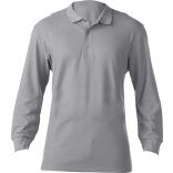 Polo homme manches longues prémium 85900 - RS Sport Grey