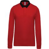 Polo rugby K213 - Red / Black