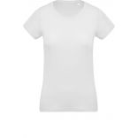 T-shirt femme coton bio col rond K391 - White