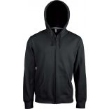 Sweat-shirt capuche zippé K454 - Black