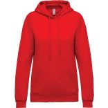 Sweat-shirt femme à capuche K473 - Red 