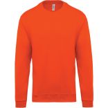 Sweat-shirt unisexe col rond K474 - Orange