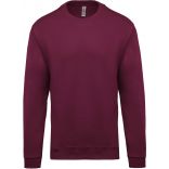 Sweat-shirt unisexe col rond K474 - Wine