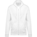 Sweat-shirt zippé à capuche K479 - White