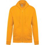 Sweat-shirt zippé à capuche K479 - Yellow