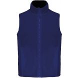 RECORD > BODYWARMER DOUBLÉ POLAIRE Light Royal Blue / Black - S