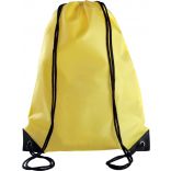 Sac à dos avec cordelettes KI0104 - Yellow - 44 x 34 cm