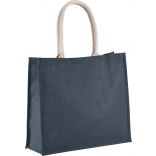 Sac de plage en jute KI0219 - Midnight Blue-One Size