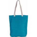 Sac shopping en juco KI0229 - Turquoise