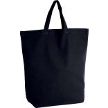 Sac shopping en coton KI0247 - Black de côté