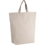 Sac shopping en coton KI0247 - Natural de travers