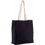 Sac cabas avec soufflet KI0251- Black