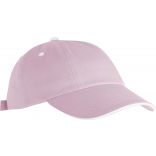 Casquette 6 panneaux Top - Pink / White