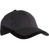 Casquette 6 panneaux Racing KP045 - Dark Grey / Black