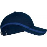 Casquette 6 panneaux bicolore Team KP063 - Navy / Royal Blue