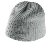 Bonnet tricot côtelé KP517 - Light Grey