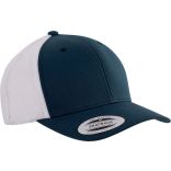 Casquette 6 panneaux Trucker modèle rétro KP912 - Navy / White